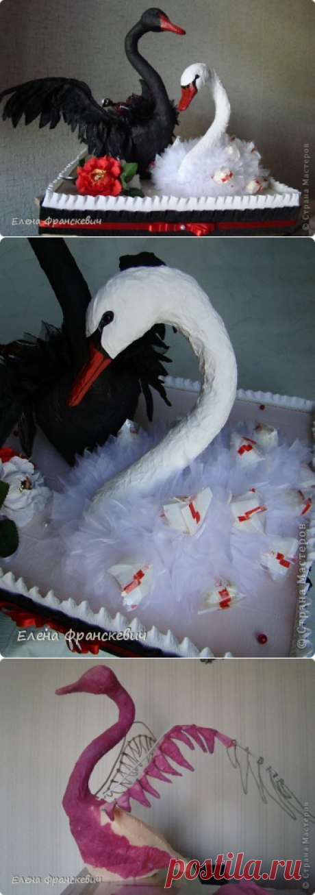 Лебеди &quot;Black and White&quot; + мини МК