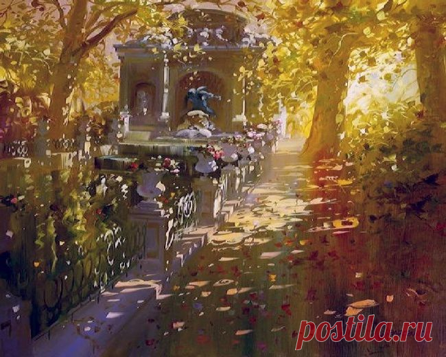 Картины, написанные солнечными зайчиками