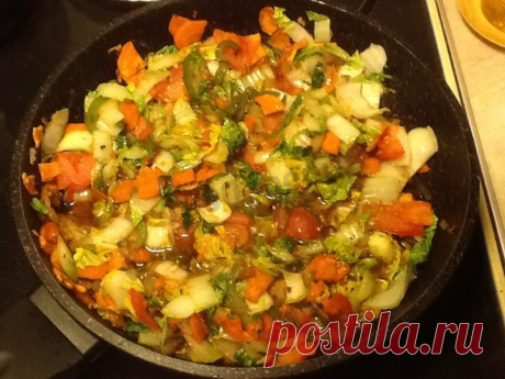 Жареная пекинская капуста с овощами и 15 похожих рецептов: фото, калорийность, отзывы