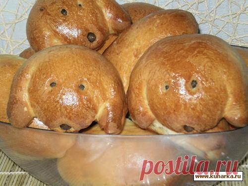 Рецепт: Пирожок "Щенок"