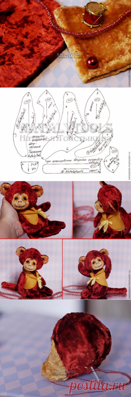 Мастер-класс «Огненная обезьяна — символ 2016 года» - Ярмарка Мастеров - ручная работа, handmade