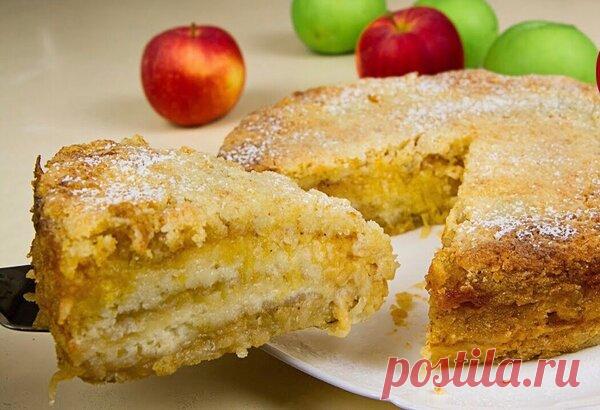 Яблочный пирог, который тает во рту. Теперь пироги с яблоками будете готовить только так. | Территория Аппетита | Яндекс Дзен