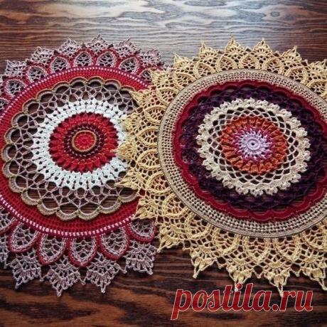 Красивые объемные салфетки