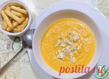 Суп-пюре с бататом и куриной грудкой. Здравствуйте! Предлагаю приготовить нежный, легкий суп, с куриной грудки. Готовить быстро.
 Рецепт от автора Sarah Hobbs, автор предлагает обжаренный бекон и сливки 33%, я добавила куриную грудку и обезжиренные сливки, остальное все по рецепту.
 Заходите!
