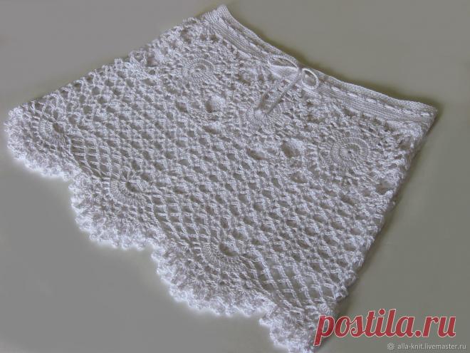 Юбка вязаная крючком летняя – купить в интернет-магазине на Ярмарке Мастеров с доставкой - GC1TZRU | Шахты