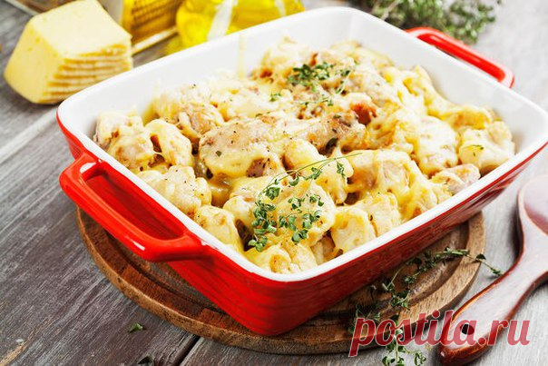 Как приготовить запеканку из цветной капусты и куриного филе 🚩 Кулинарные рецепты