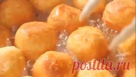 Творожные пончики