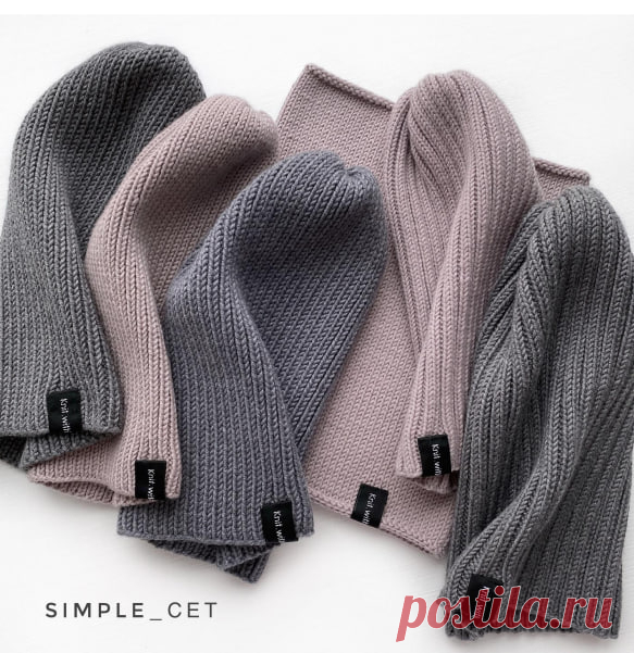 Шапочка. Спицы.