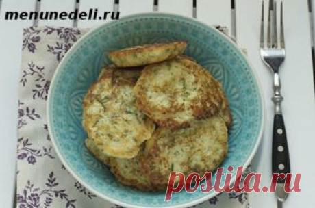 Турецкие котлеты из кабачков с сыром и зеленью
