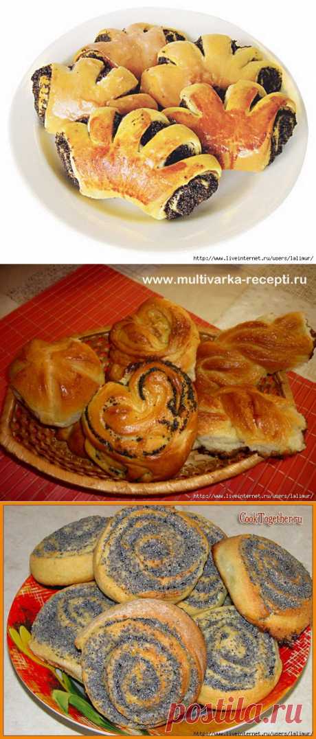 ПЛЮШКИ САХАРНЫЕ С МАКОМ
