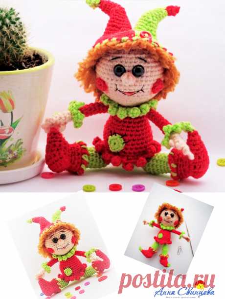 PDF Петрушка. FREE amigurumi crochet pattern. Бесплатный мастер-класс, схема и описание для вязания амигуруми крючком. Вяжем игрушки своими руками! Пупс, куколка, кукла, doll, puppet, puppe, marioneta, fantoche, poupée, lalka. #амигуруми #amigurumi #amigurumidoll #amigurumipattern #freepattern #freecrochetpatterns #crochetpattern #crochetdoll #crochettutorial #patternsforcrochet #вязание #вязаниекрючком #handmadedoll #рукоделие #ручнаяработа #pattern #tutorial #häkeln #amigurumis #dolls