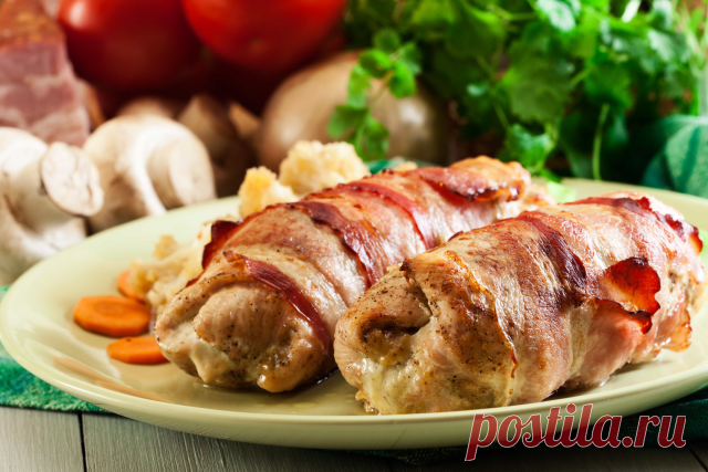Куриные рулетики 