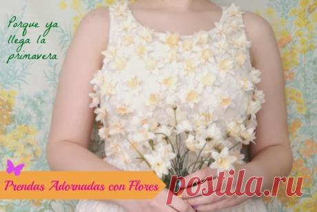 Como Adornar Prendas con Flores en 3D - enrHedando