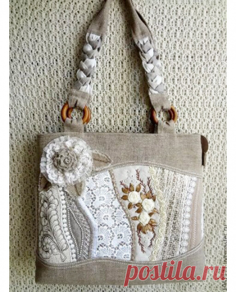 Сумки из льна - это модно | Рукодельница |