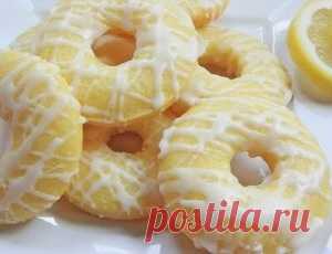 Лимонные пончики в духовке