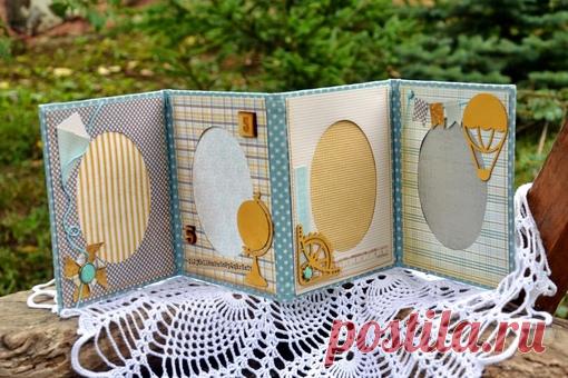 Мастер-класс: рамка для фотографий

Вмещает данная конструкция 4 фотографии размером приблизительно 11х14 см. 
Нам понадобиться переплетной картон толщиной 2мм и размером 30х30 см.
При помощи металлической линейки и канцелярского ножа разрезаем наш картон на две равные части - 15х30 см.
Показать полностью…