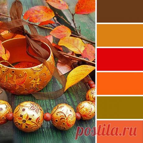 15 чудесных осенних палитр в работах мастеров Ярмарки - Ярмарка Мастеров - ручная работа, handmade