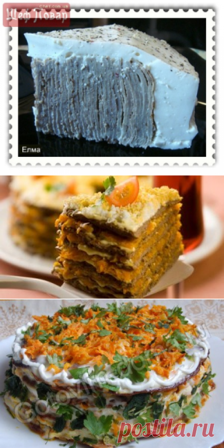 ПЕЧЕНОЧНЫЕ ТОРТЫ НА НОВЫЙ ЛАД С РАЗНЫМИ НАЧИНКАМИ