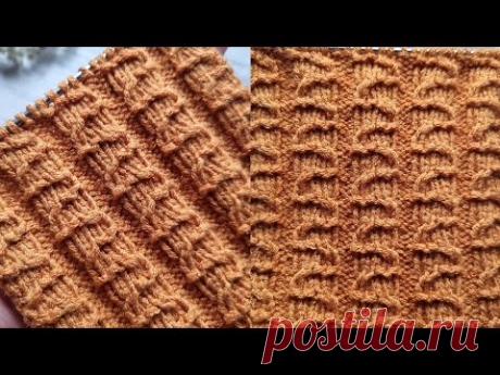 Эксклюзив на моём канале! Узор спицами "Зебра".🦓Knitting pattern.