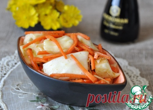 Закуска из капусты с морковью по-корейски – кулинарный рецепт