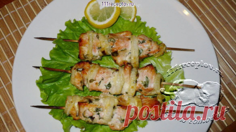 Шашлычки из сёмги