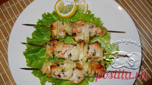 Шашлычки из сёмги