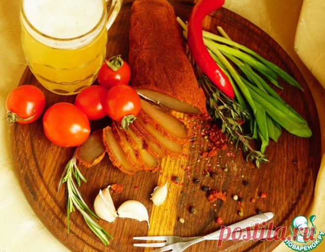 Бастурма из куриного филе – кулинарный рецепт