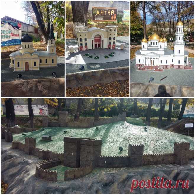 Парк миниатюр в Бахчисарае. Отличное место, чтобы изучить весь Крым, а заодно и погулять с детьми