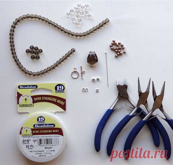 Нежное ожерелье-кулон - Все о рукоделии. Техники, уроки, история, видео.
