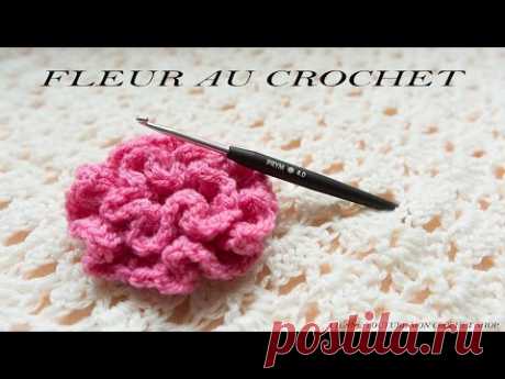 Comment faire une fleur au crochet ( facile pour débutant)