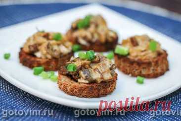 Тартинки из ржаного хлеба с телячьими мозгами и грибным соусом. Рецепт с фото - Домашние рецепты приготовления вкусных блюд