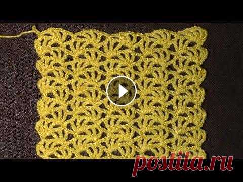 Очень красивый ажурный узор. Вязать просто УЗОР БЛИЗНЕЦ + СХЕМЫ СПУСКОВ в новом видео -...
