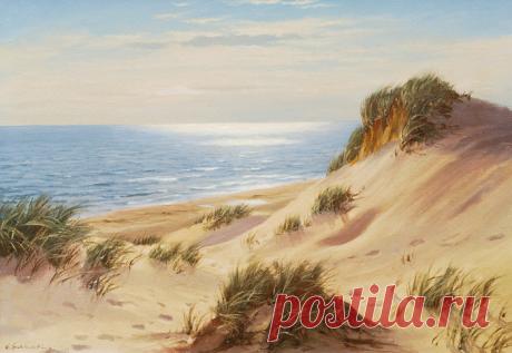 Иногда нужно просто уехать... Художник Вальдемар Шлихтинг / Waldemar Schlichting (Германия, 1896-1970)