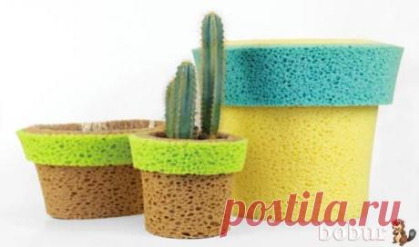 Мягкие горшки для цветов - InVaso | БобурБобур