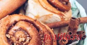 Булочки с корицей (как синабон) - пошаговый рецепт с фото. Это самые любимые булочки в нашей семье 💕