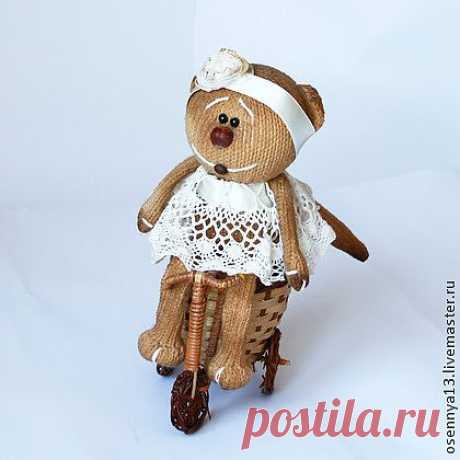 Кофейная фантазия - коричневый,кофейная кошка,кошка,подарок,вязаная кошка