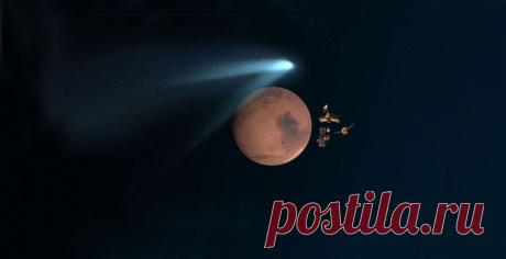 Комету, пролетевшую от Марса к Солнцу, встречали как суперзвезду / Новости / Моя Планета