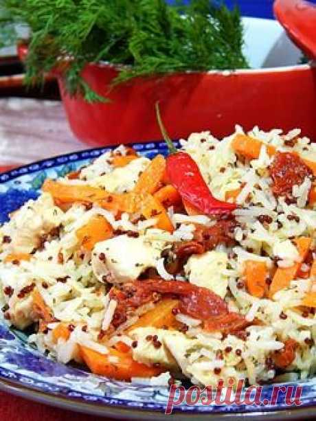 Пряная курица с морковью в мультиварке - кулинарный рецепт.