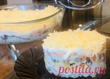 Салат «Вечная классика» с курицей и шампиньонами. Рецепт «похудила» и готовлю на диете - Ваши любимые рецепты - медиаплатформа МирТесен