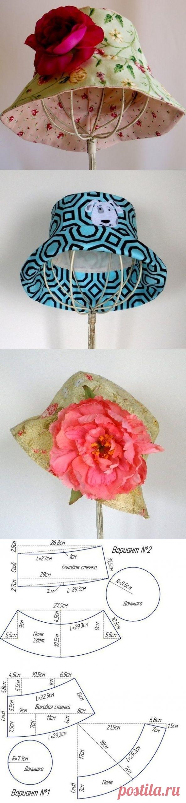 Шьём шляпки. Выкройки.