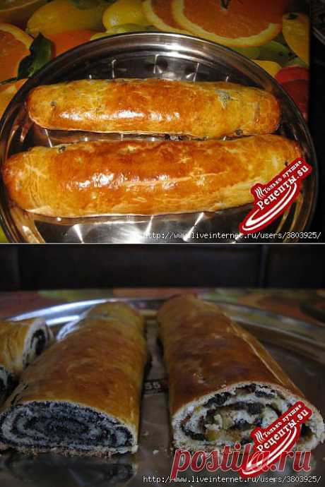 рулеты из быстрого теста Довольно Вкусные с Очень Вкусными начинками.