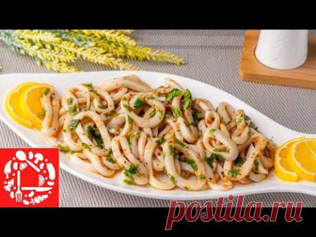 Оригинальная ЗАКУСКА «Кальмары в маринаде». Очень Вкусно и Просто
