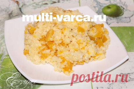 Пшенная каша с тыквой в мультиварке