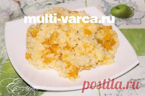 Пшенная каша с тыквой в мультиварке