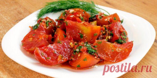 6 лучших рецептов помидоров по-корейски — Лайфхакер