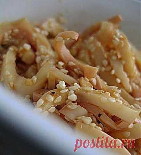 КАЛЬМАРЫ С ГРИБАМИ ПО-КИТАЙСКИ