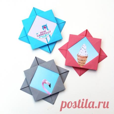Оригами фоторамки (Diy)