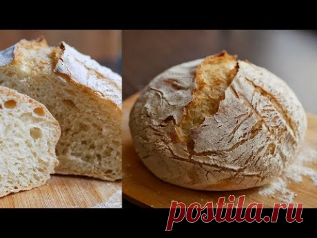 ХЛЕБ БЕЗ ЗАМЕСА 🍞 Нужно всего 5 Минут Вашего времени и Немного Терпения😋