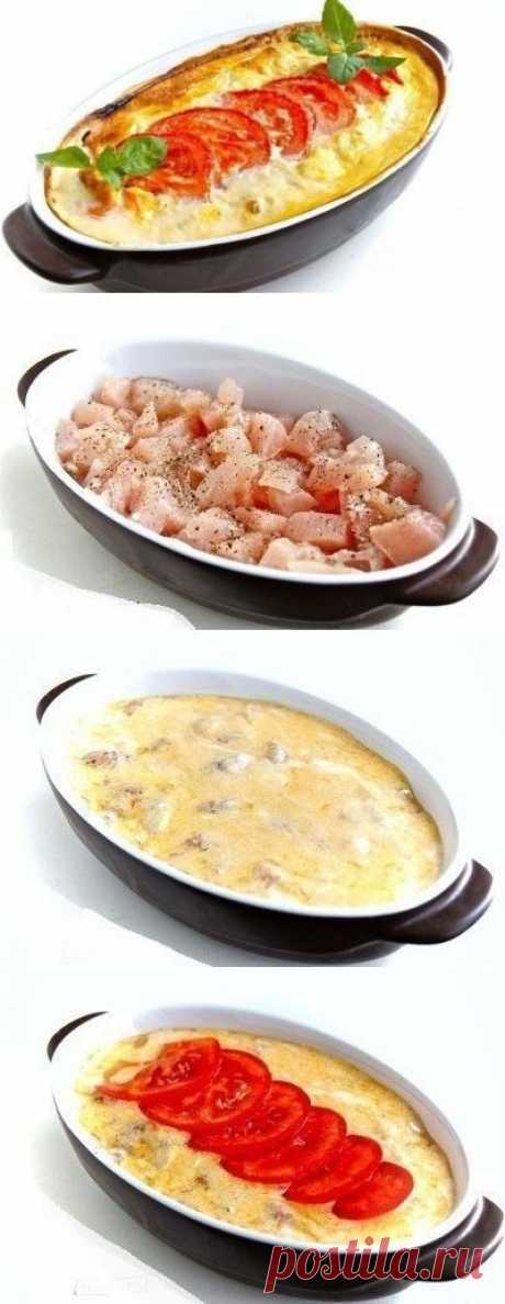 Нежная запеканка из куриного филе - cытно, вкусно и просто