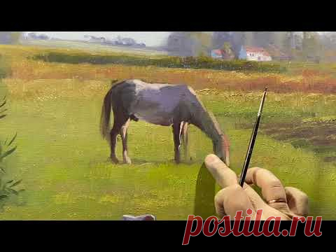 Как нарисовать лошадь. Полный видео-урок Игоря Сахарова
